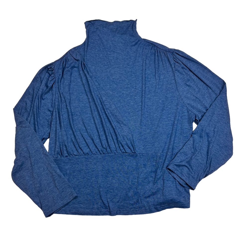Shein Curve mock neck top